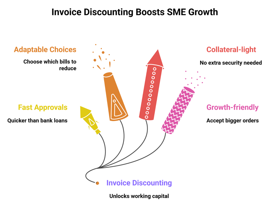 invoice discounting for SMEs to fix cash flow gaps