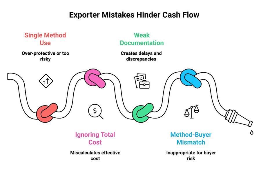 Bill discounting vs bill negotiation showing exporter mistakes that hinder cash flow